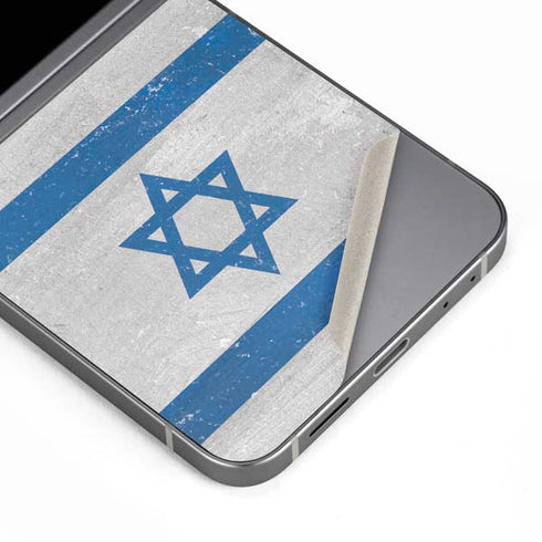 Israel Flag Distressed Galaxy Z Flip6 Skin